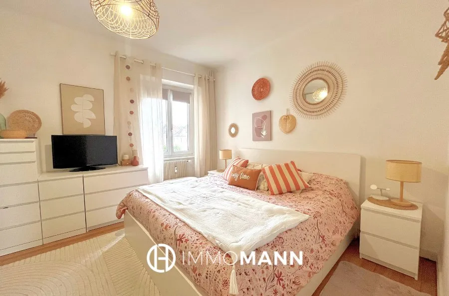 Chambres - Appartement 3P avec 2 Balcons à Romanswiller
