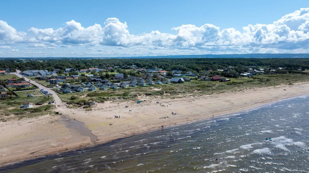 Vue aérienne - Strandfront Property with Development Potential in Mellbystrand