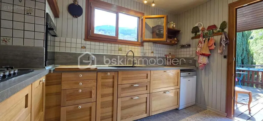 Cuisine - Chalet avec Terrain à Saint-Martin-d'Uriage