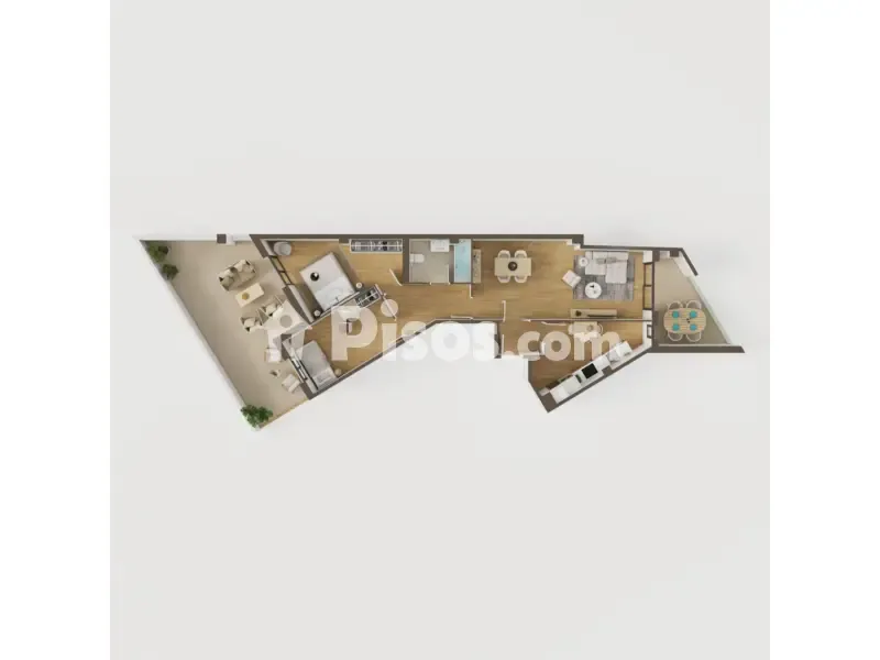 Plan - Apartment with Pool in Les Borges Blanques