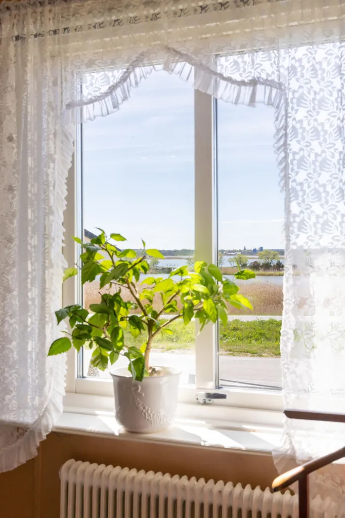 Living Room - Villa with Sea and Bogeviken Views in Slite
