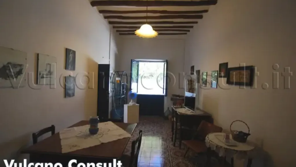 Salle à manger - Traditional Eolian Villa with Sea View in Stromboli