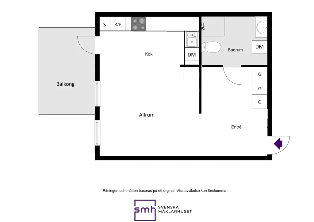 Plaan - Modern Flat with Balcony in Farsta