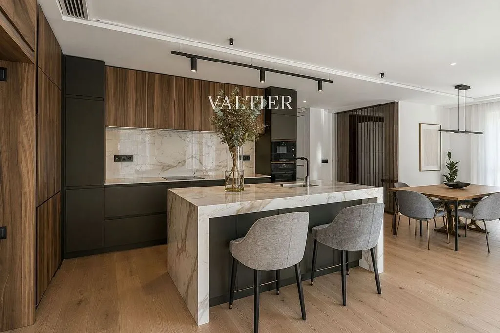 Köök - Apartment with Pool in Salamanca, Madrid