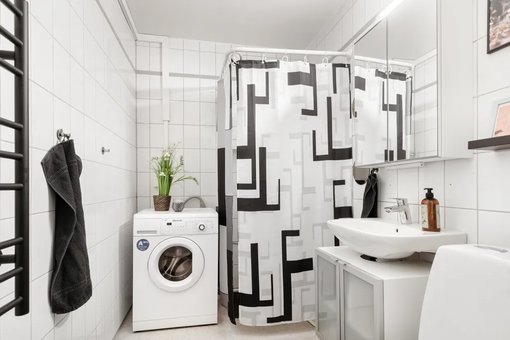 Salles de bain - Apartment with Balcony and View in Blå Staden