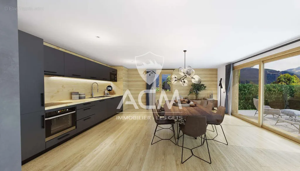 Cuisine - Chalet avec Piscine dans le Domaine de l'Ardoise à Morzine