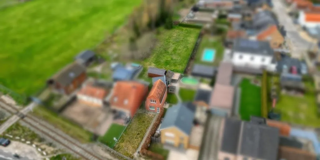 Õhuvaade - Charming House with Garden in Adegem