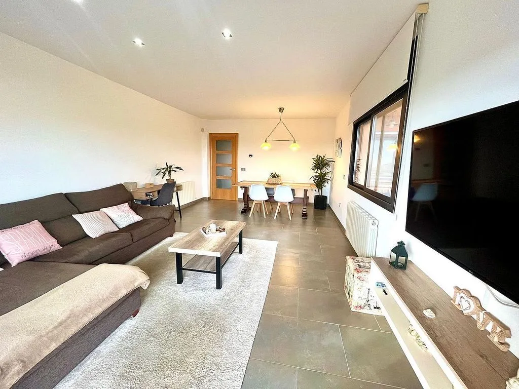 Living Room - Chalet with Private Pool in Lloret de Mar