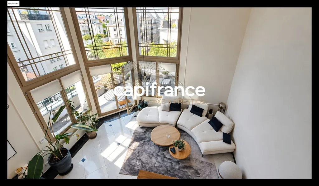 Séjour - Penthouse avec Terrasses au Le Plessis-Robinson