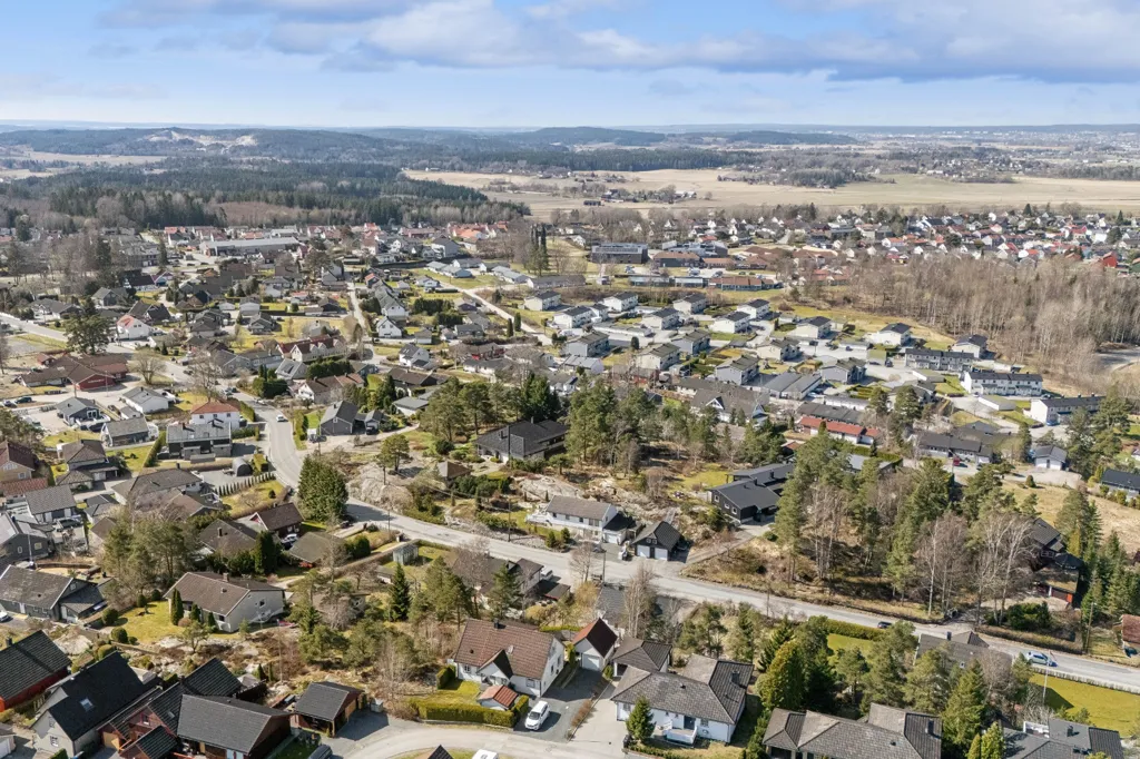 Vista aerea - West-Facing Plot in Sarpsborg