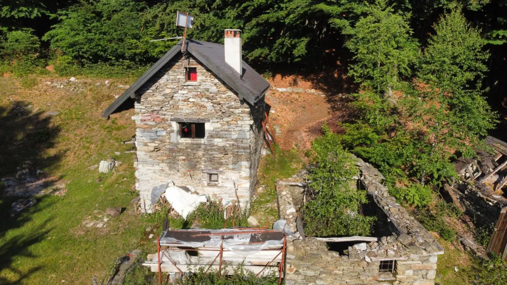 Õhuvaade - Chalet with Mountain View in Valle Cannobina