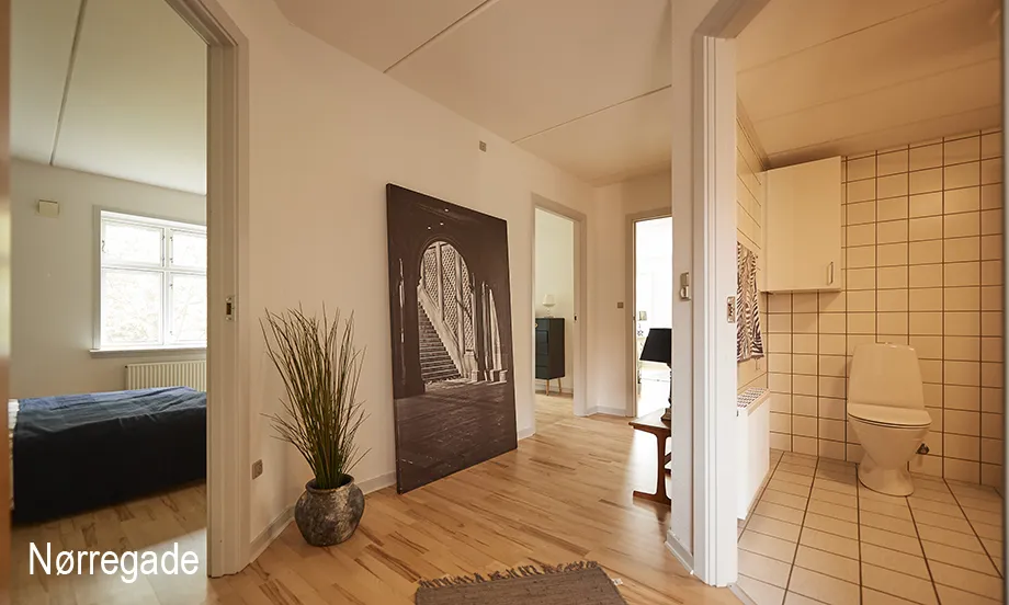 Hallway - 3-Bedroom Flat with Garden in Ølgod
