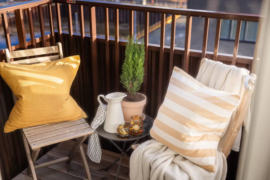 Balcon - Modern Flat with Sunny Balcony in Lindholmen