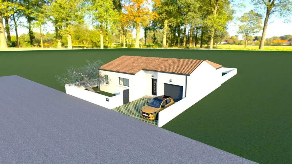 Contemporary House with Private Garden in La Jarrie