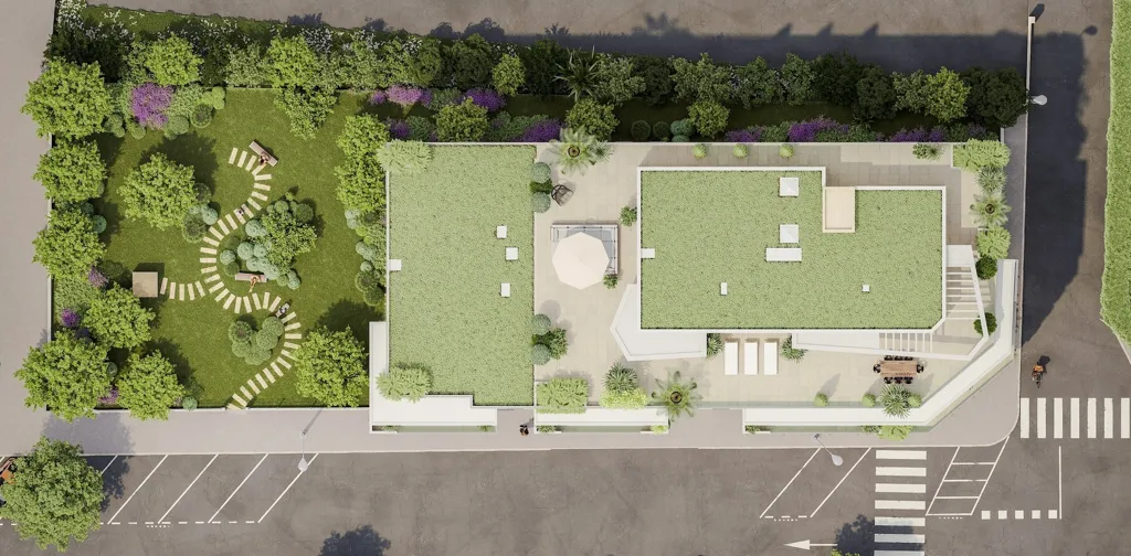 Vue aérienne - Appartement 4 pièces à Cagnes-sur-Mer