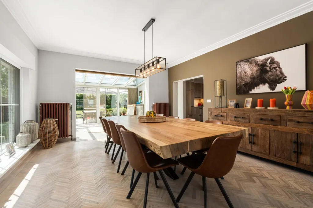 Salle à manger - Maison 4 Façades avec Grand Jardin à Wielsbeke