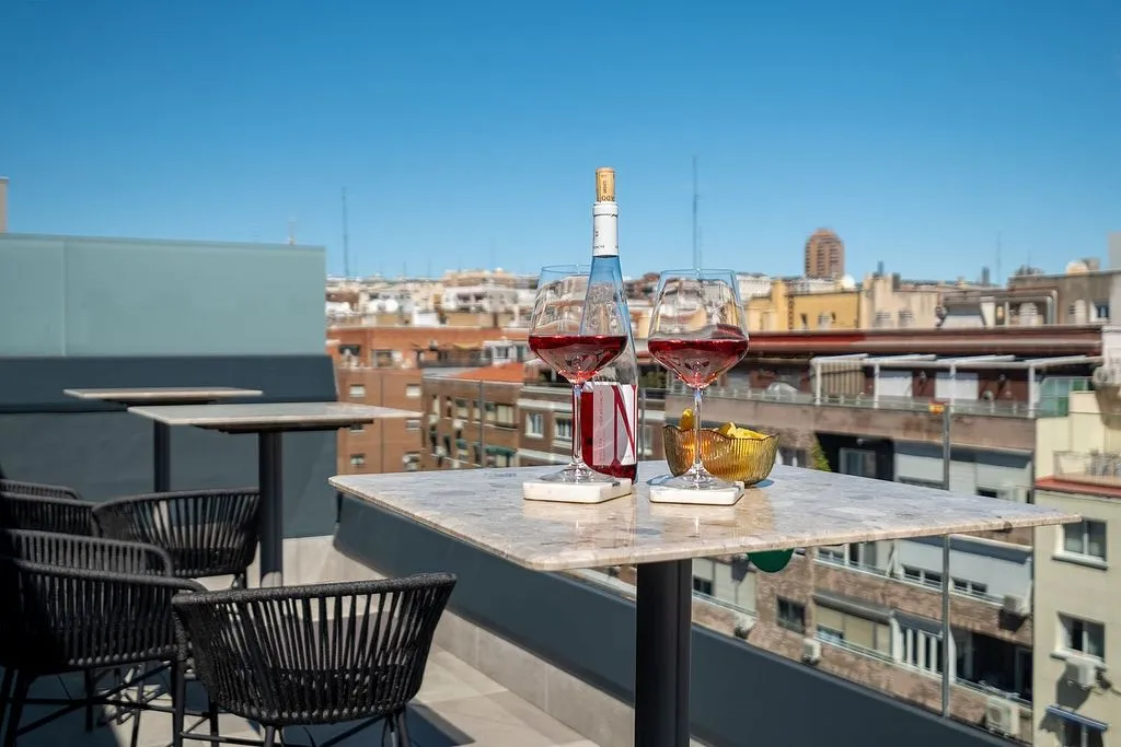 Terrass - New Flat with Air Conditioning in De Cavanilles, Madrid
