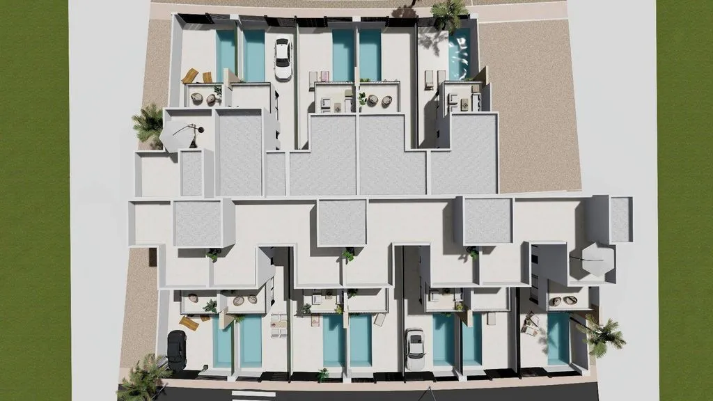 Plan - Luxury Villa with Private Pool in Santiago de la Ribera
