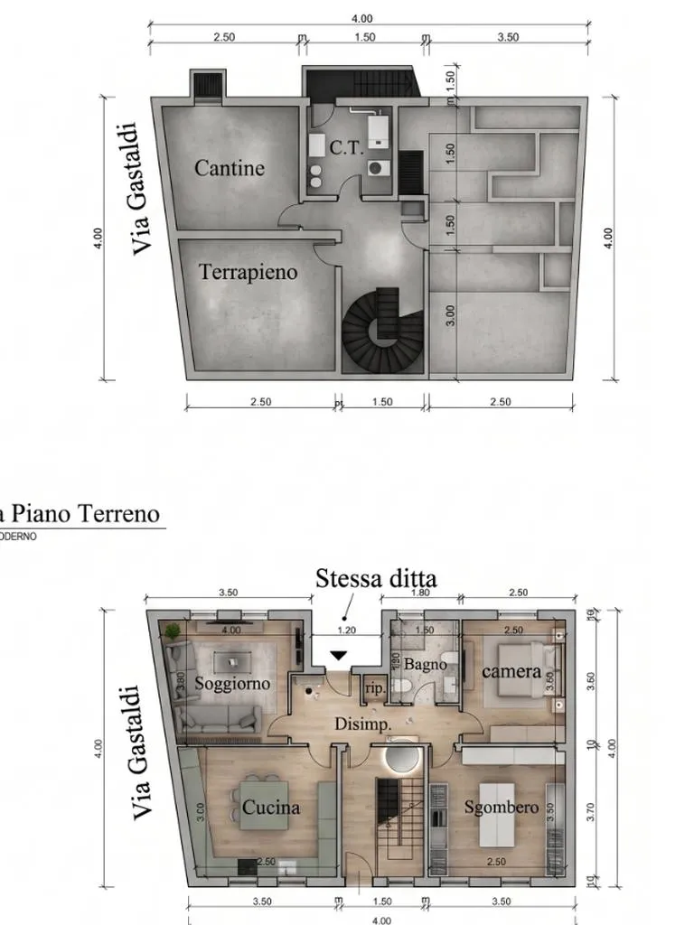 Detached House with Pool in Gastaldi
