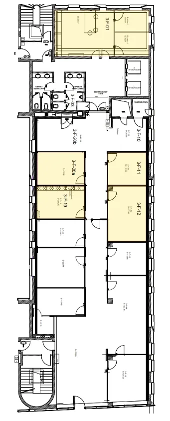 Plan - Bureaux Modernes avec Luminosité au Centre-Ville de Luxembourg