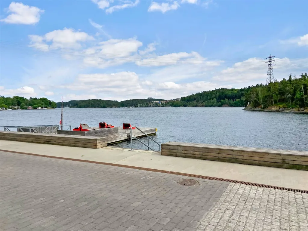 Architectural Apartment with Waterfront in Tollare Kaj