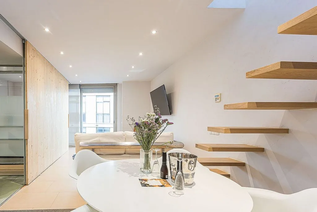 Soggiorno - Duplex with Terrace in Sant Gervasi, Barcelona