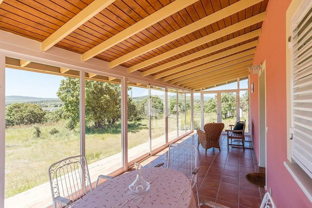 Terrass - Chalet with Terrace in Navas de San Antonio