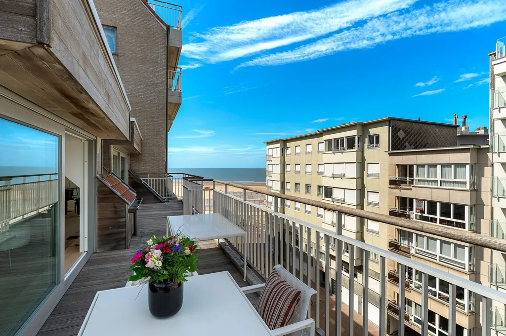 Balcon - Penthouse Ensoleillé avec Terrasses à Knokke