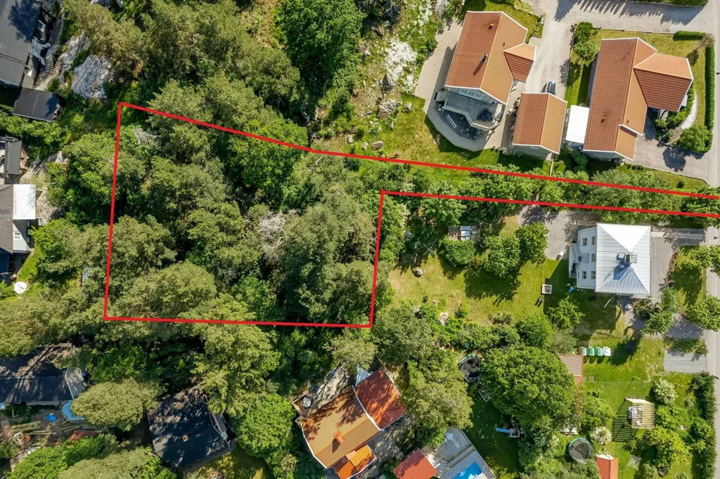Õhuvaade - Plot for Custom Build in Eskilstuna