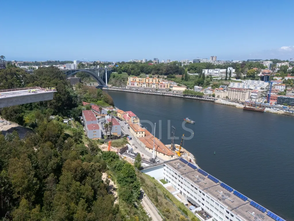 Õhuvaade - T2 Apartment with River View in Vila Nova de Gaia