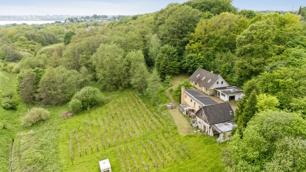 Vue aérienne - Villa with Vineyards in Nørre Bjert