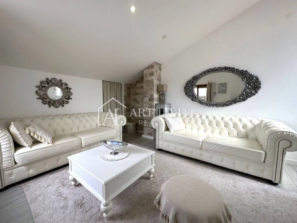 Séjour - Two-Bedroom Apartment with Sea View in Vrsar