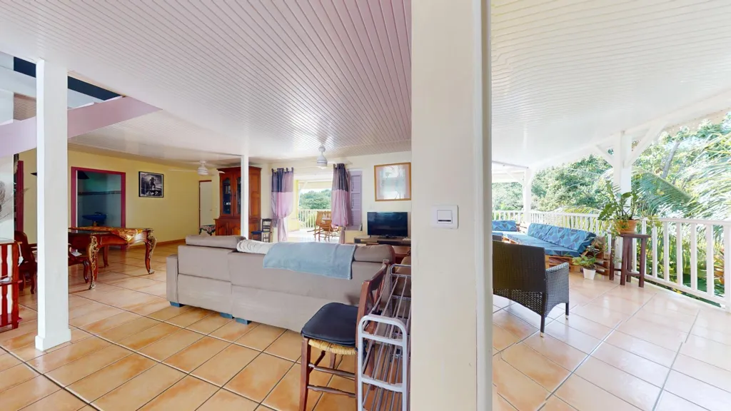 Terrasse - Villa avec Piscine et Terrasses au Diamant