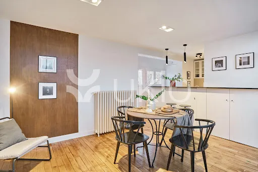 Salle à manger - Appartement de Luxe Rénové avec Ascenseur à Paris 5ᵉ