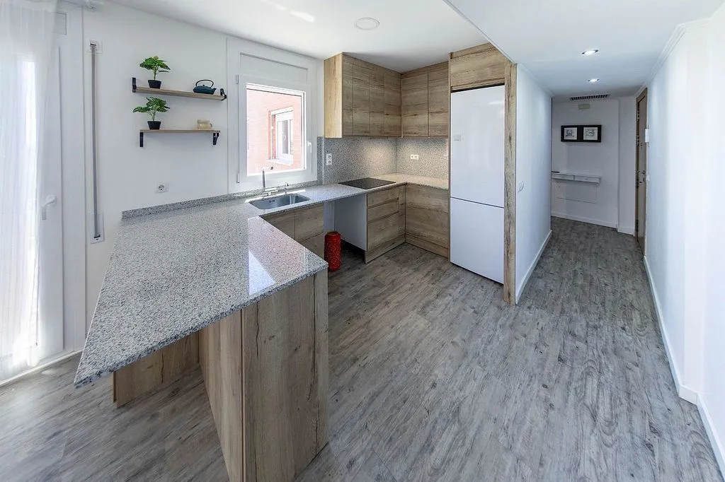 Cuisine - Apartment with Pool in Montbrió del Camp