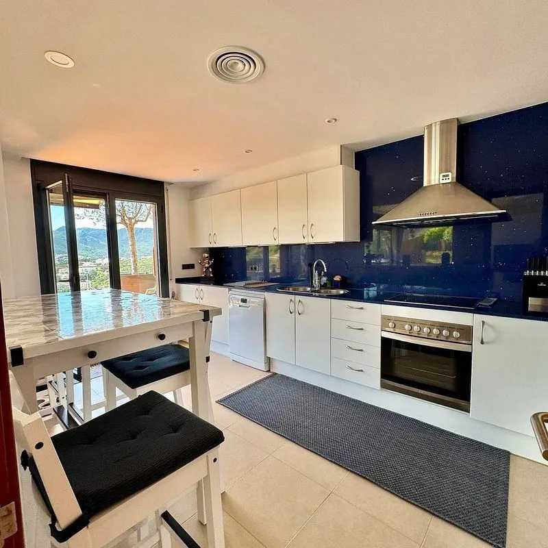 Cucina - Chalet with Pool and Sea View in Llançà