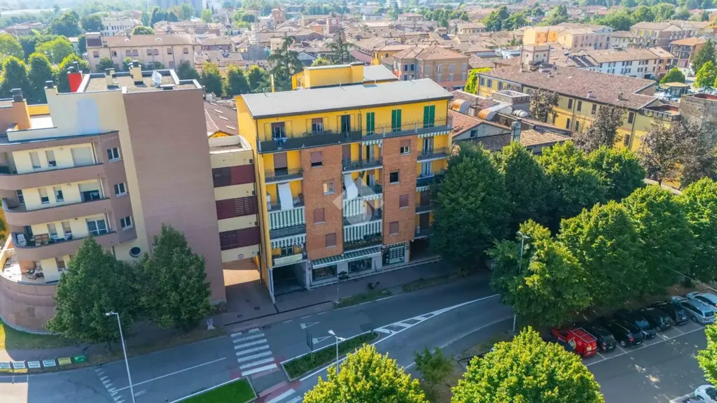 Vue aérienne - Spacious Apartment with Garage in Rubiera Centre