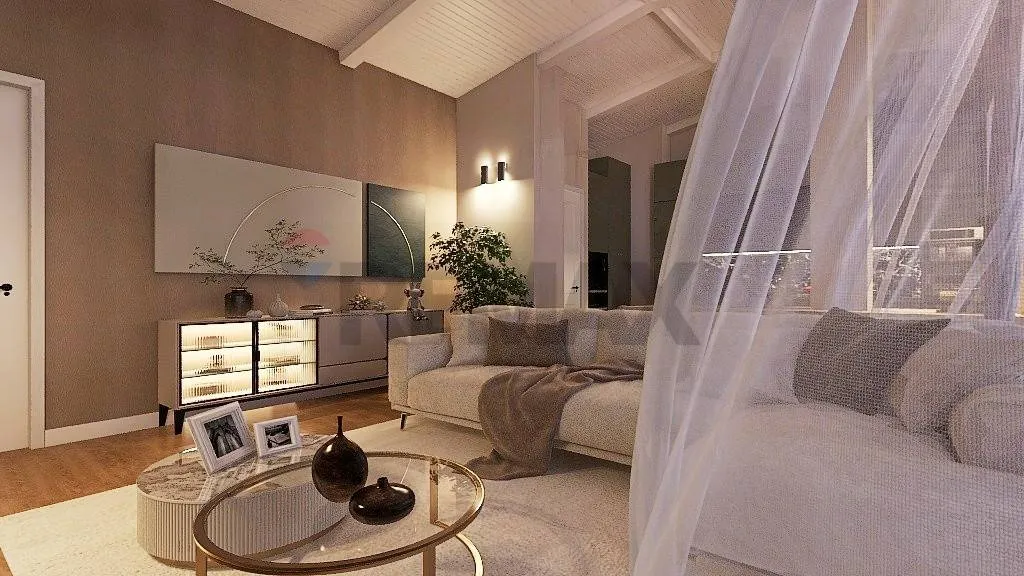 Séjour - Attico with Panoramic Terrace in Somma Lombardo