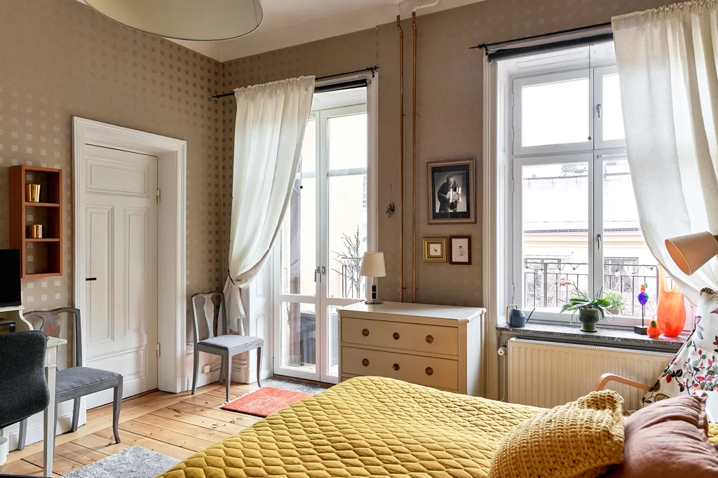 Camere da letto - Turn-of-the-Century Flat with Balcony in Södermalm