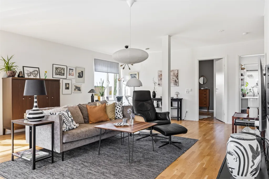 Soggiorno - Apartment with Large Balcony in Söder, Trosa