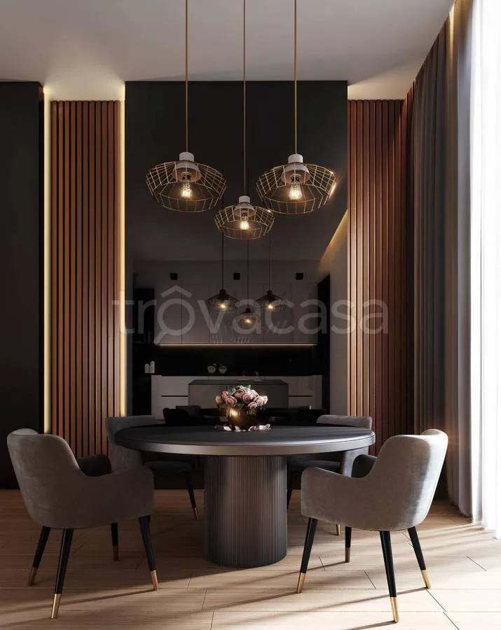 Dining Room - Auctioned Apartment with Garden in Sant'Ippolito