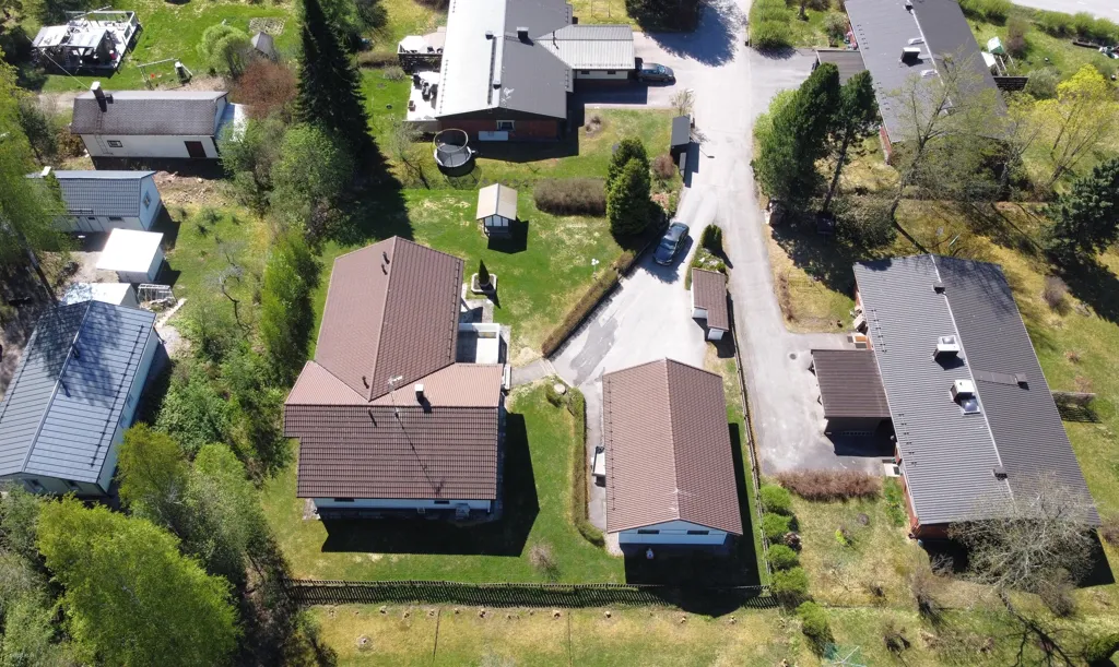 Aerial - Spacious Detached House with Garden in Heinola