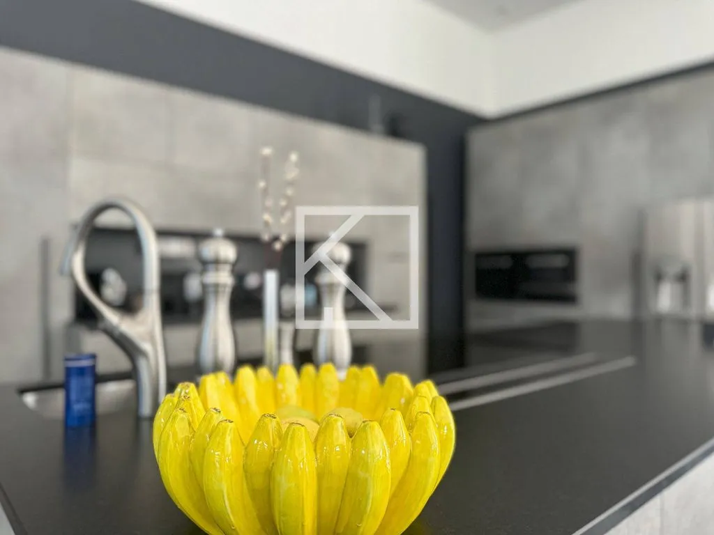 Köök - Luxury House with Indoor Pool near Angers
