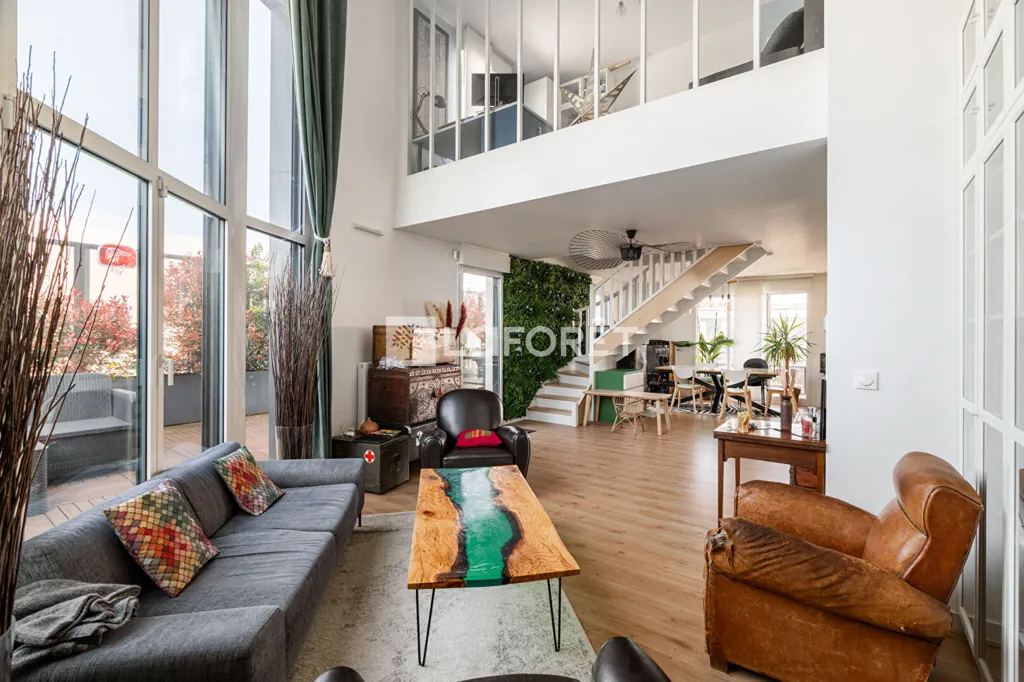 Soggiorno - Duplex with Terraces in Colombes