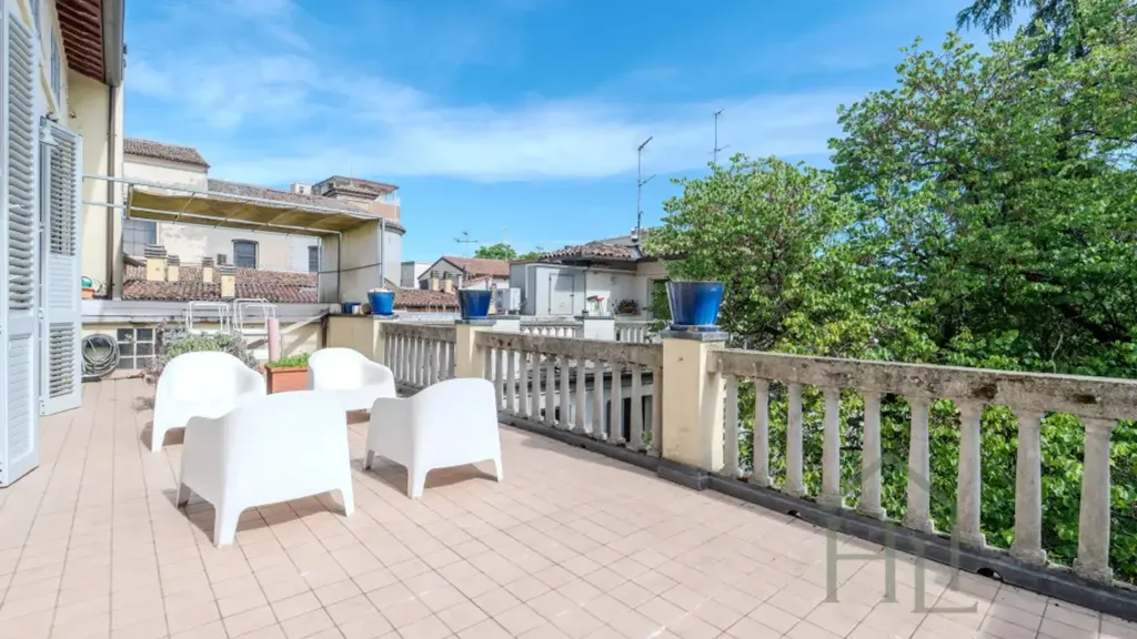 Historic Attico with Panoramic Terrace in Forlì