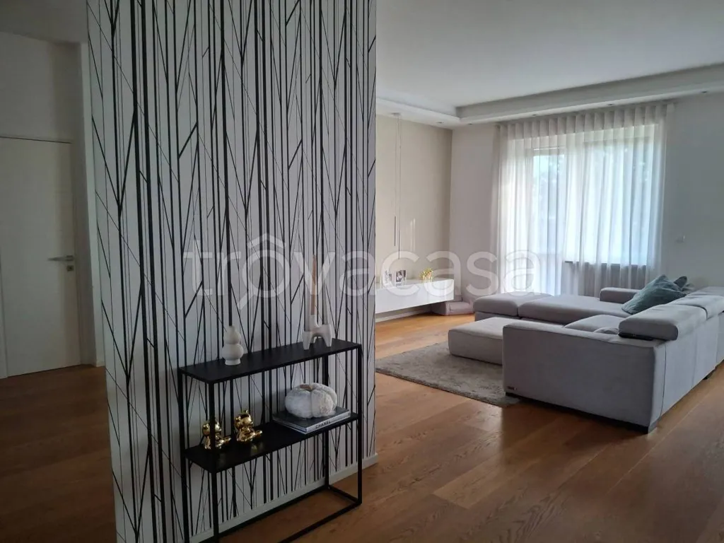 Séjour - Rustic-Style Apartment with Mountain View in Orbassano