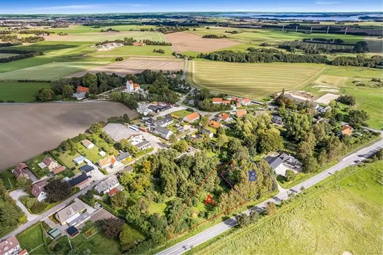 Vue aérienne - Year-Round Plot with 5G Coverage in Kirke Såby