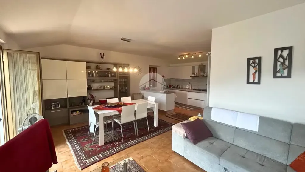 Living Room - Independent House with Panoramic View in Vigolo