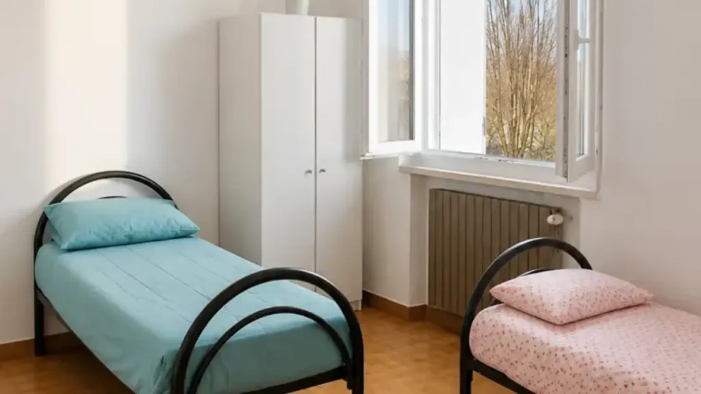 Chambres - Spacious Trilocale with Balcony in Gattatico