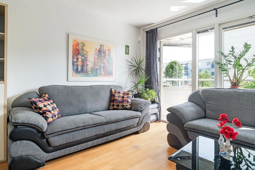 Living Room - 2.5A Apartment with Balcony in Solbacken